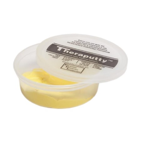 Fabrication Enterprises Fabrication Enterprises 10-0905 Cando Theraputty Exercise Material; 4 Oz. - Yellow - X-Soft 10-0905